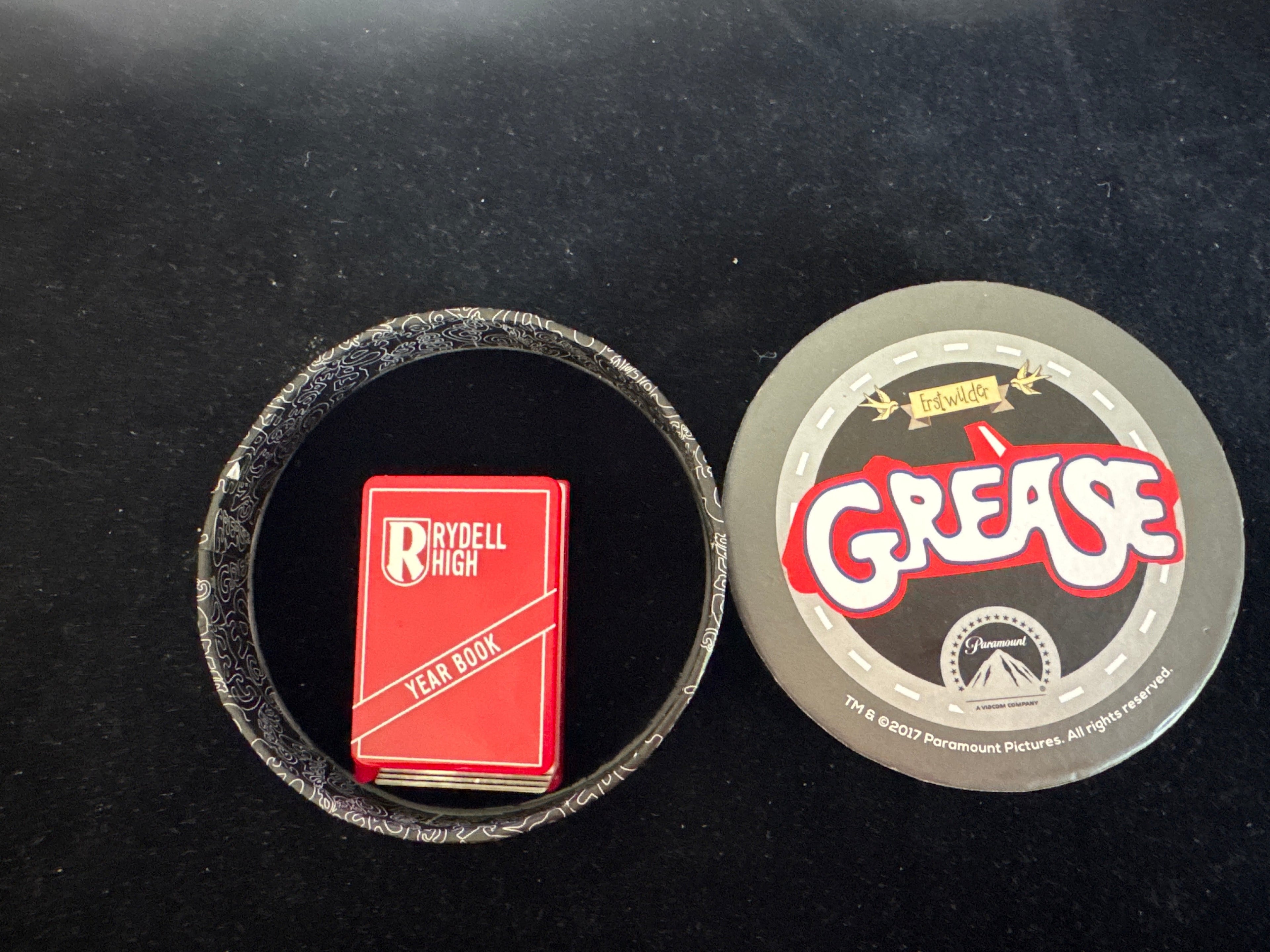 ERSTWILDER  GREASE- RYDELL FOREVER- RESIN BROOCH RETIRED