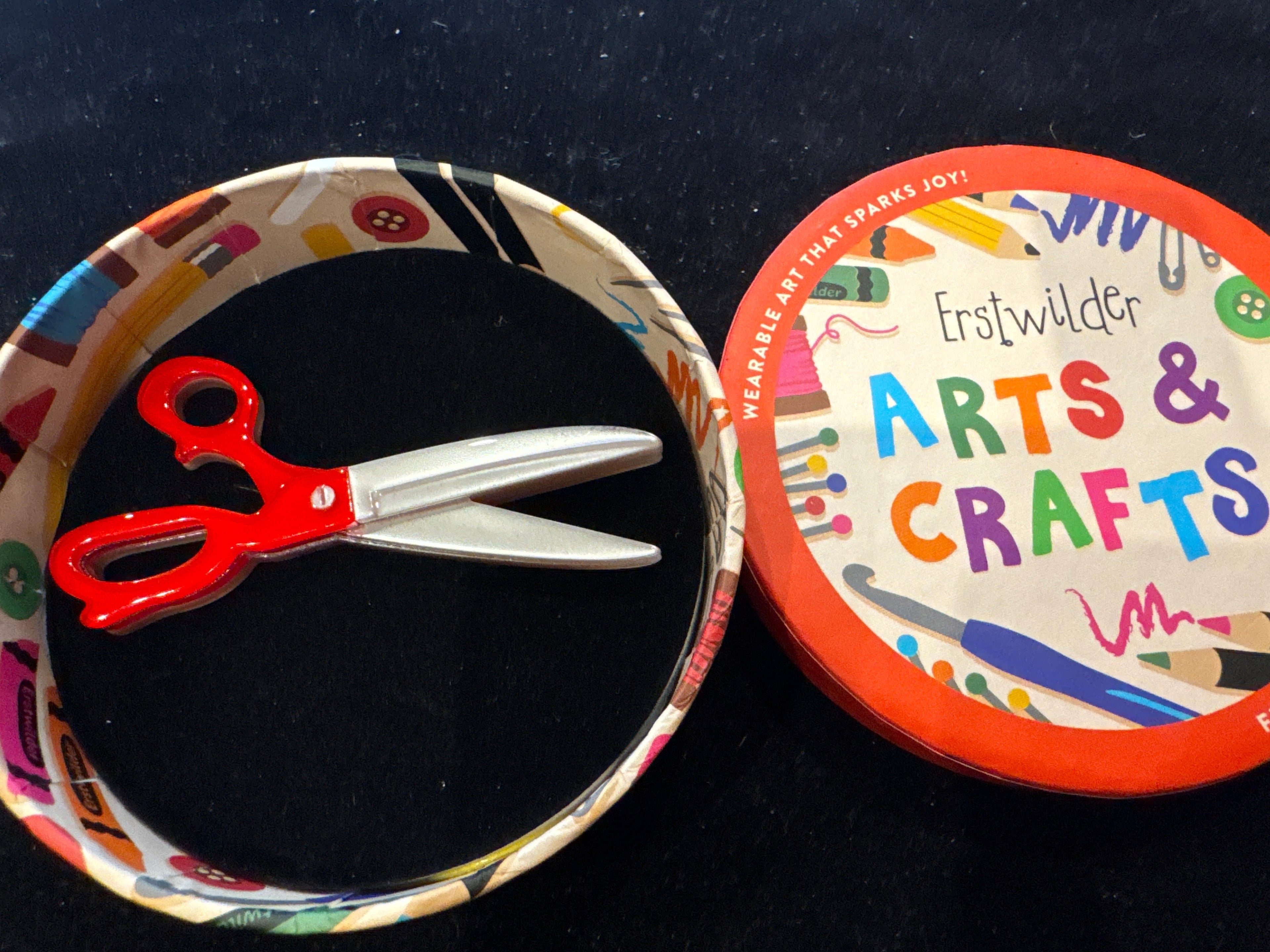ERSTWILDER  ARTS & CRAFTS 2-  THE SHARP END OF STYLE- RESIN BROOCH