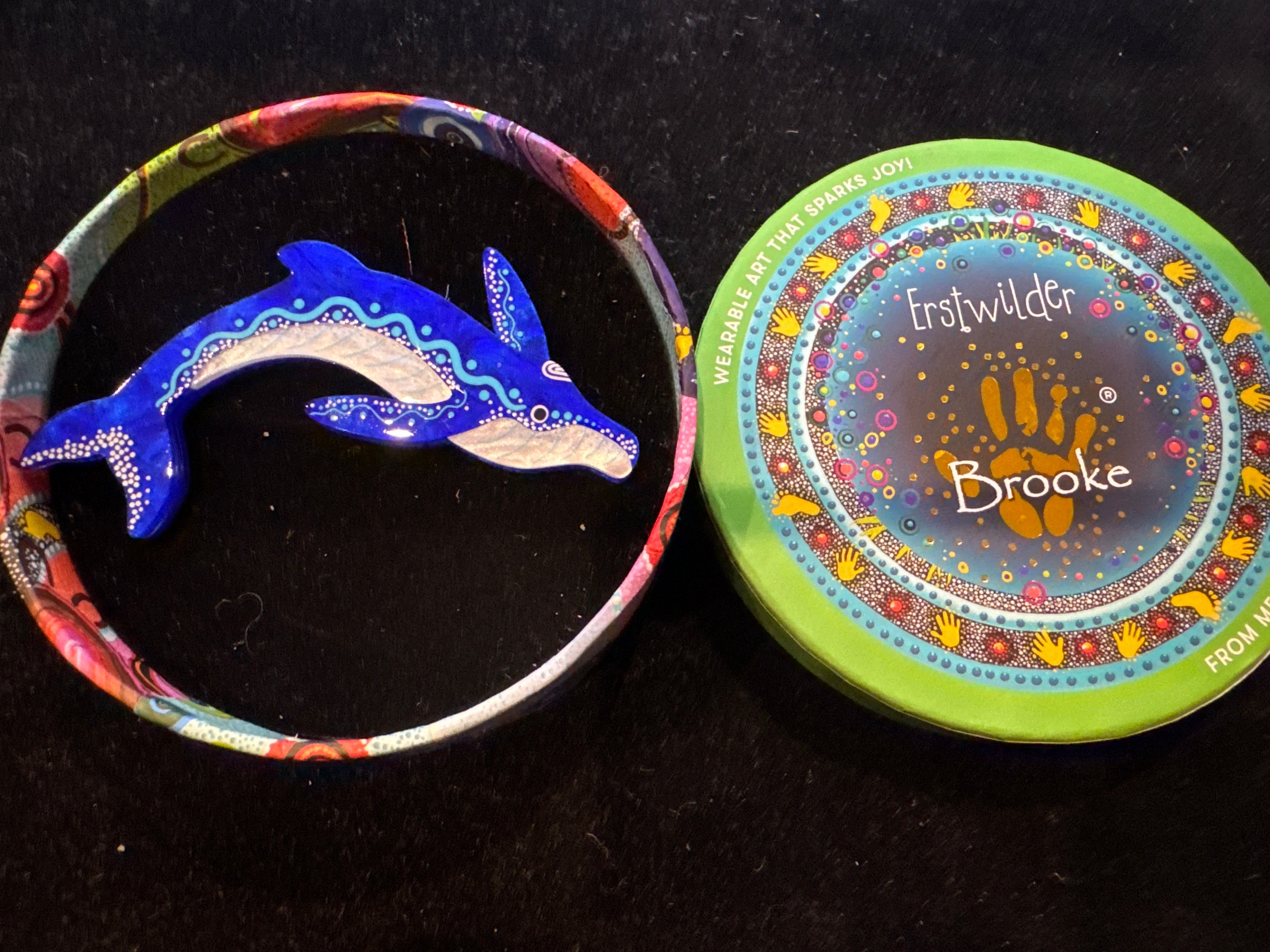 ERSTWILDER BROOKE SUTTON- YUAN THIRRIN BIG FIN - RESIN BROOCH