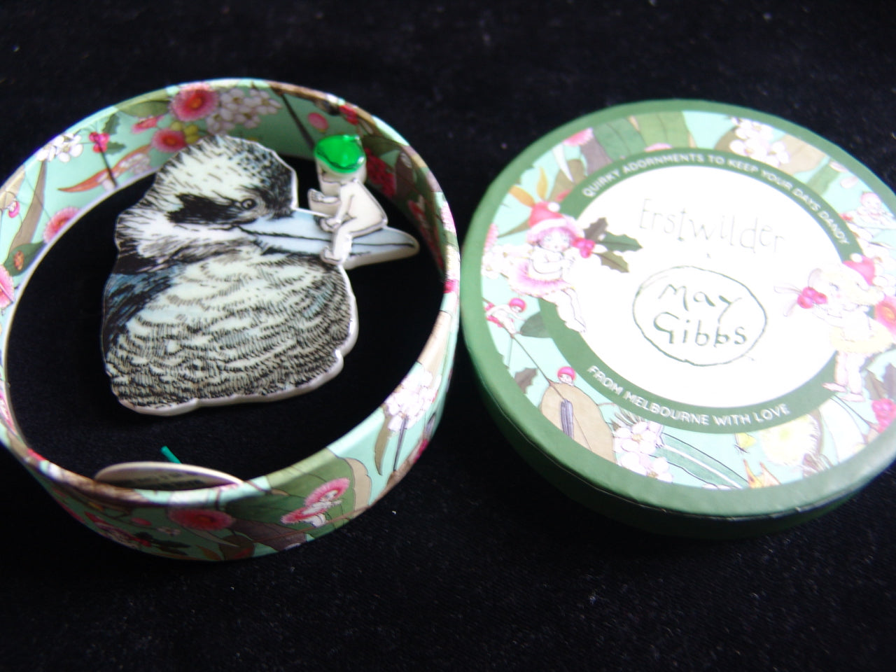 ERSTWILDER MAY GIBBS - MRS KOOKABURRA BROOCH - RETIRED