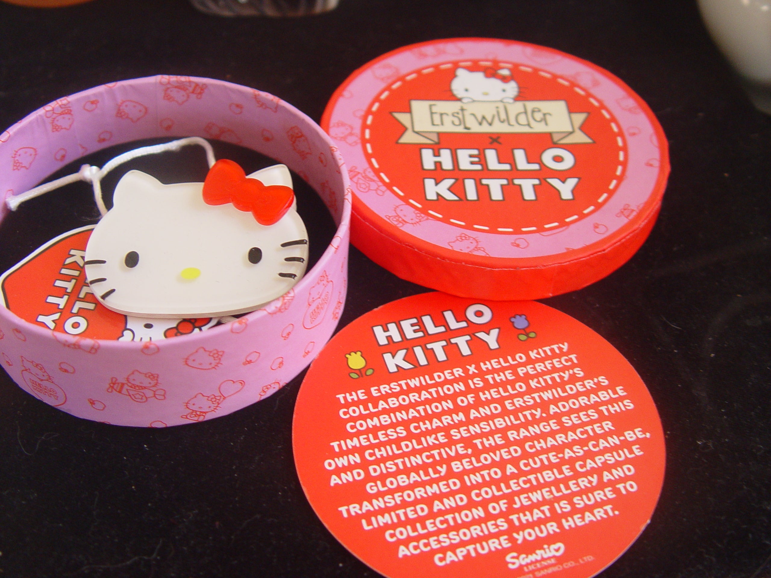 ERSTWILDER HELLO KITTY - HELLO KITTY -  RESIN BROOCH
