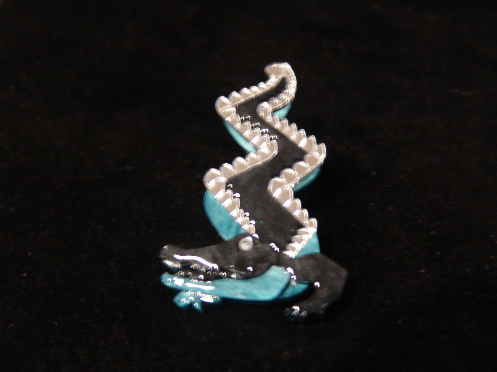ERSTWILDER UNTAMED ELEGANCE-STYLISH SMILE -  RESIN BROOCH