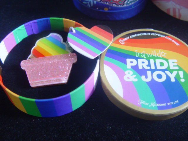 ERSTWILDER PRIDE & JOY- ICE CREAM ACCEPTANCE - RESIN BROOCH