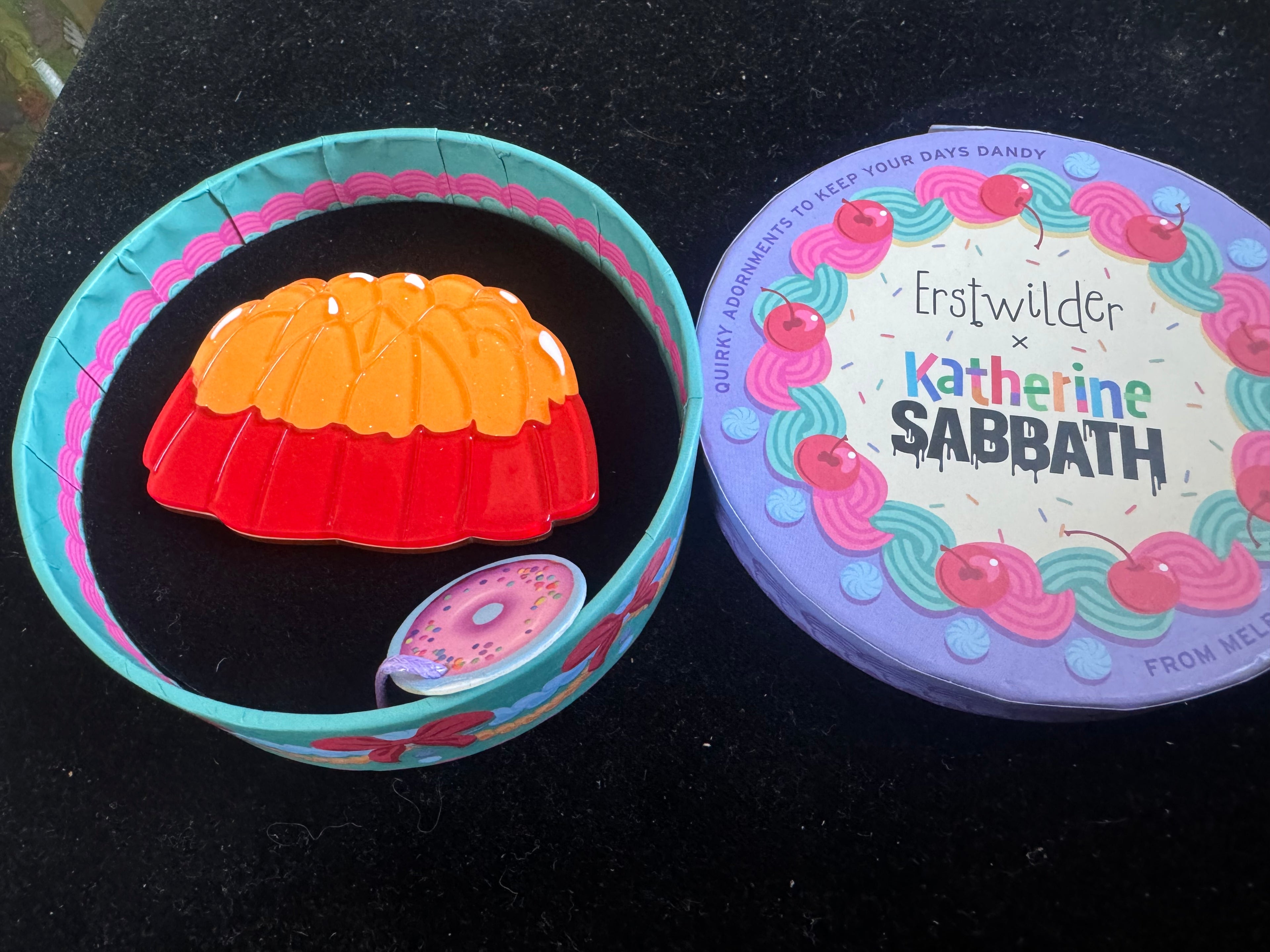 ERSTWILDER KATHERINE SABBATH - GOONBAG JELLY- RESIN BROOCH