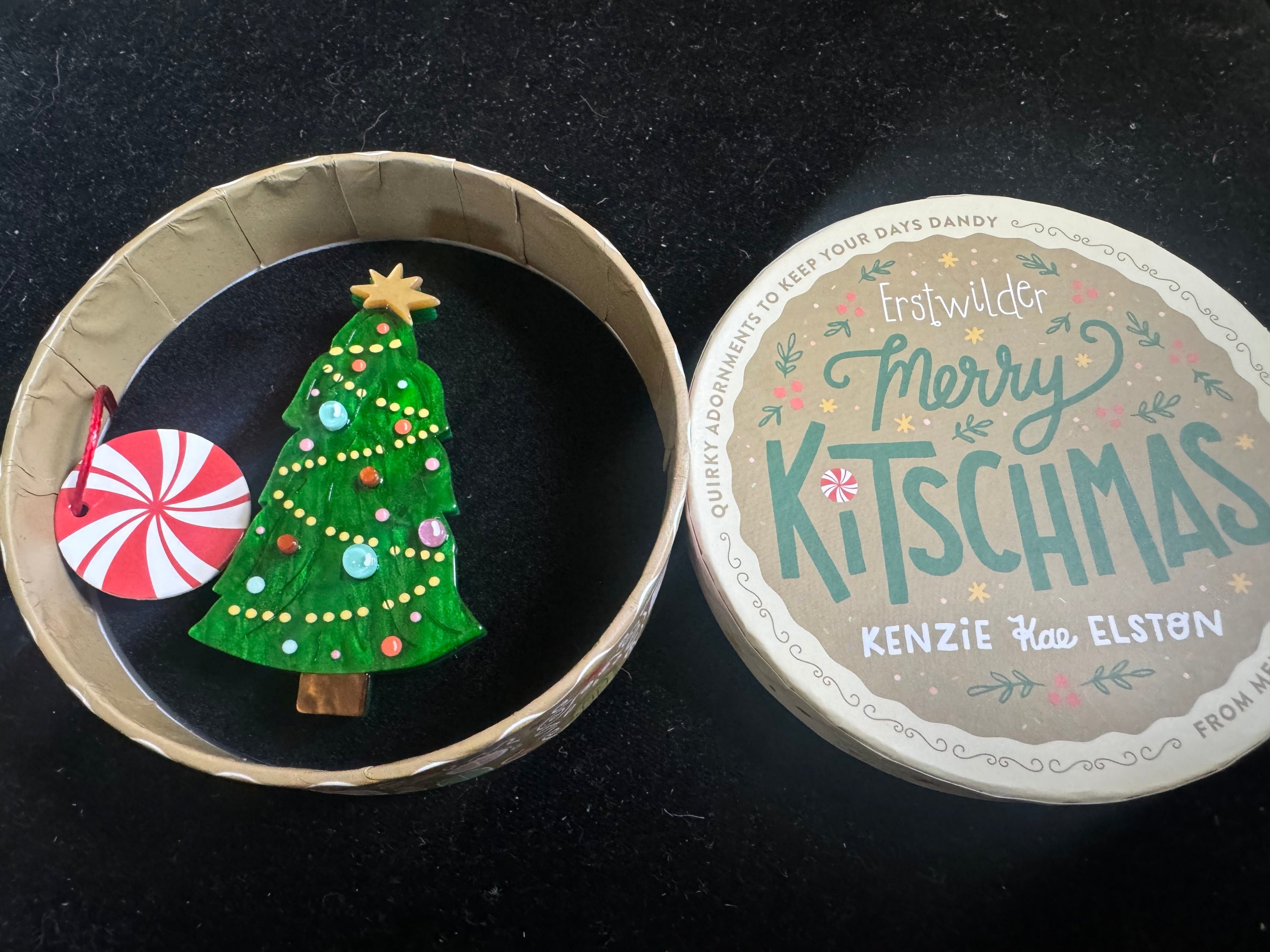 ERSTWILDER MERRY KITSCHMAS TOPPED WITH TINSEL -RETIRED