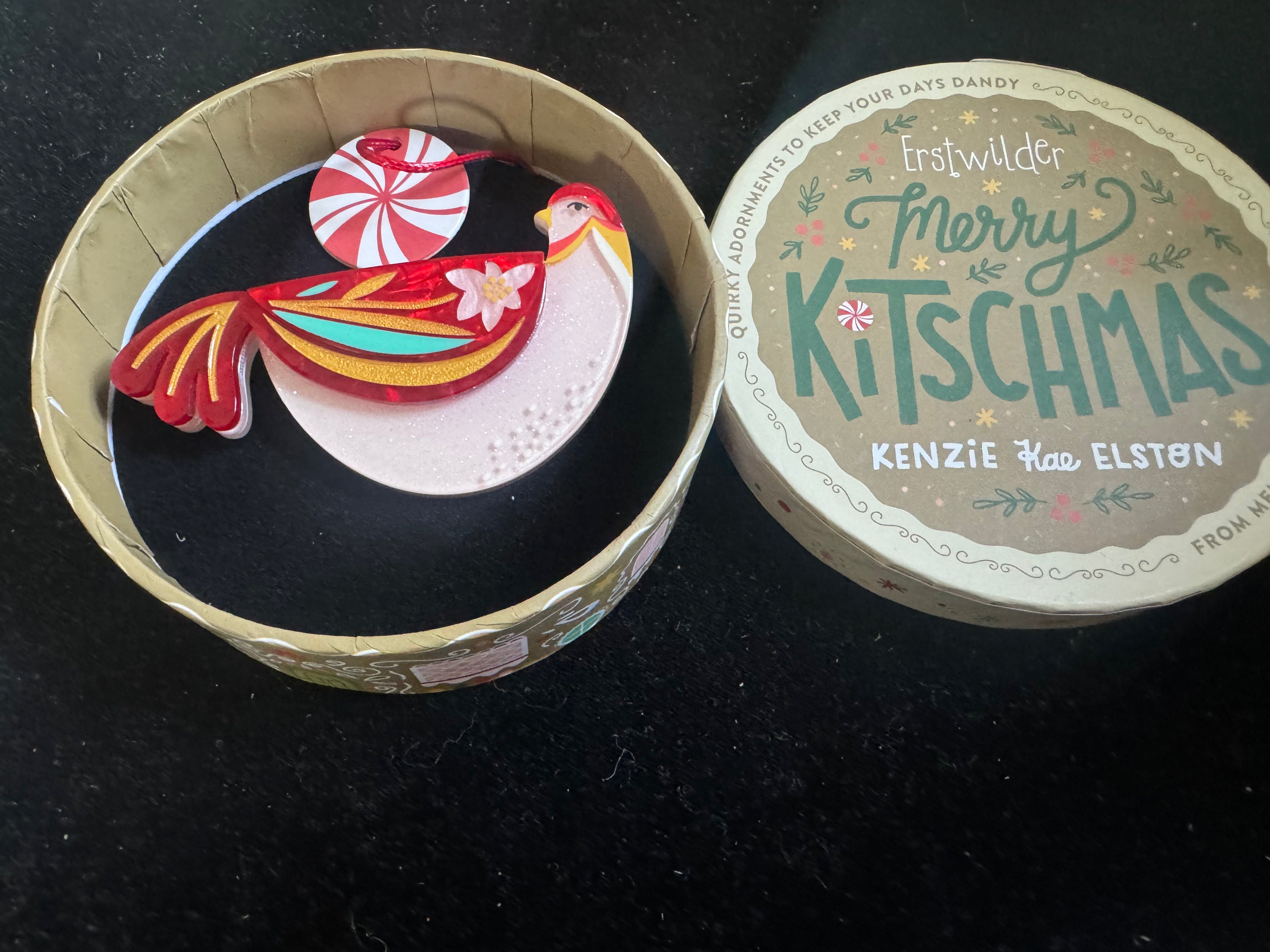 ERSTWILDER MERRY KITSCHMAS - PARTRIDGE PERFECTION - RETIRED