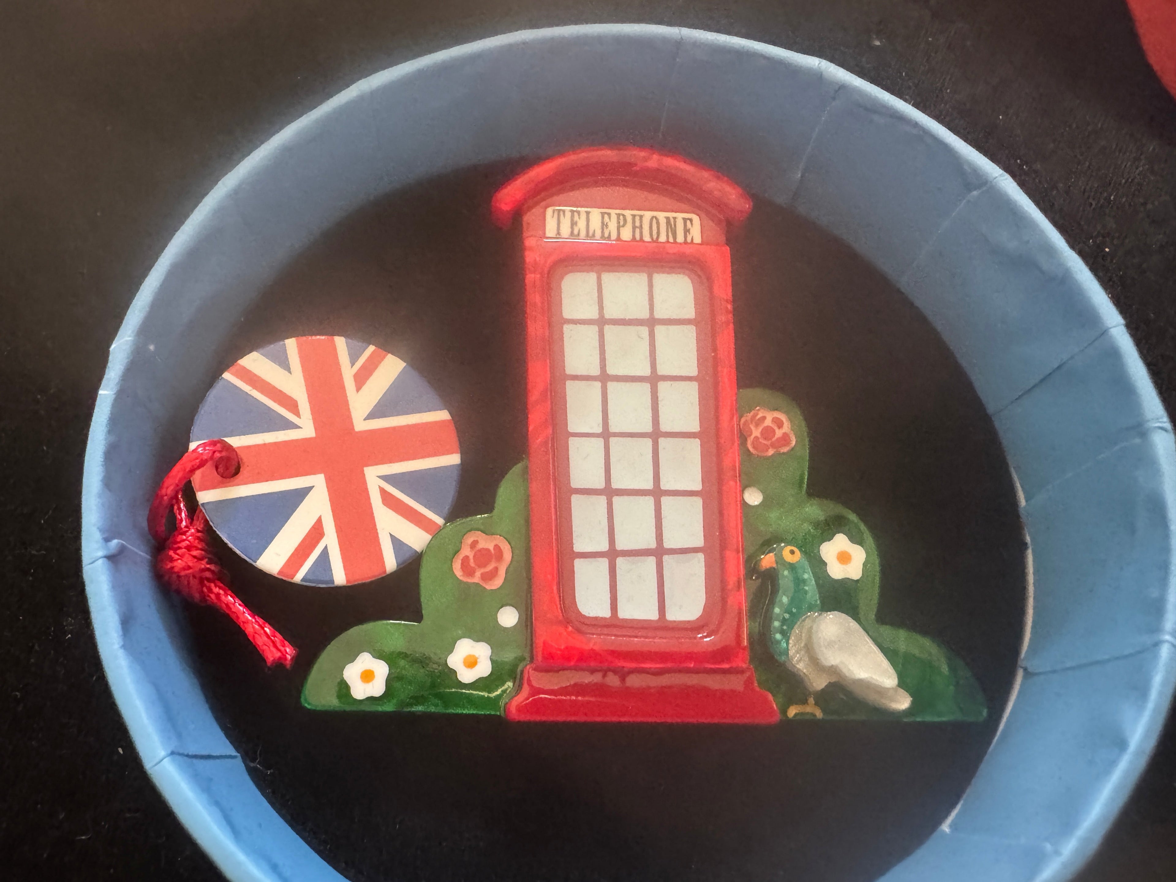 ERSTWILDER LONDON CALLING - Resin Brooch