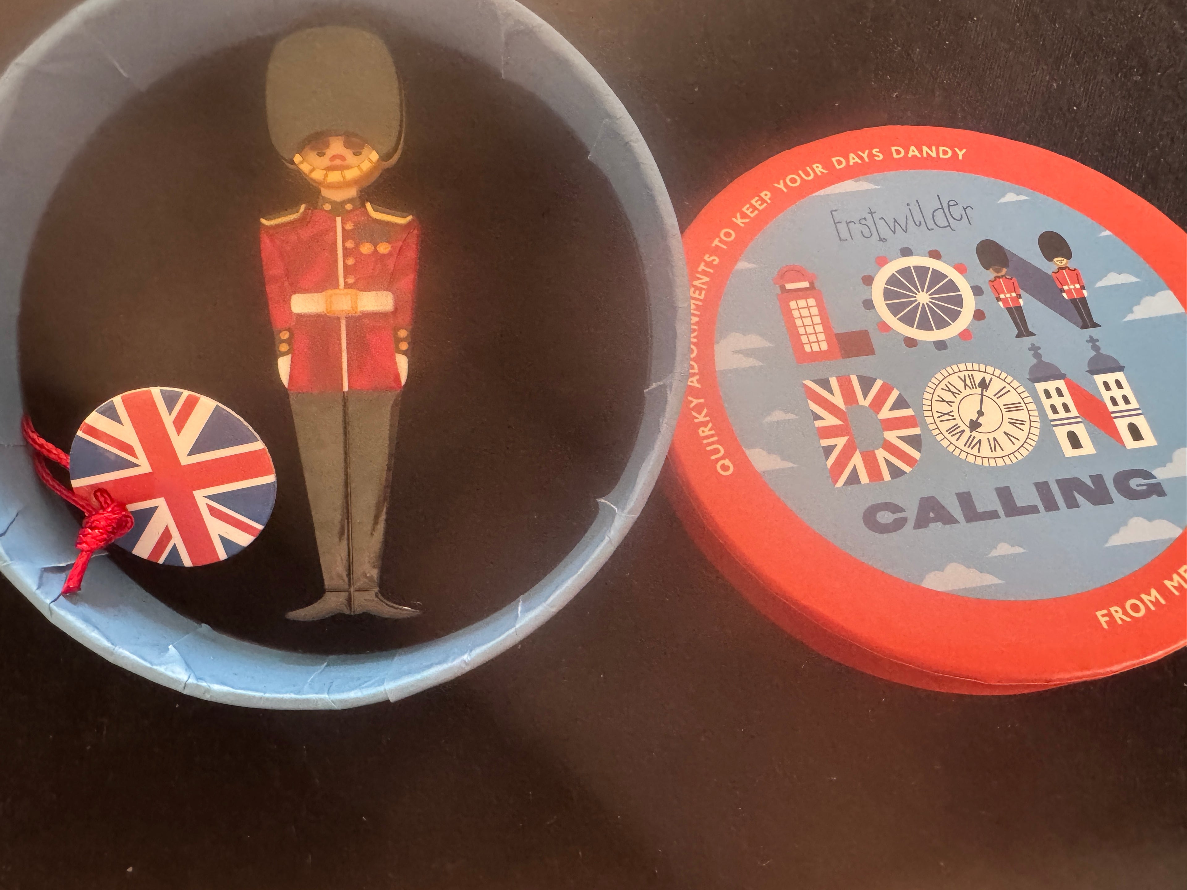 ERSTWILDER LONDON CALLING COLLECTION CHANGING OF THE GUARD- Resin Brooch