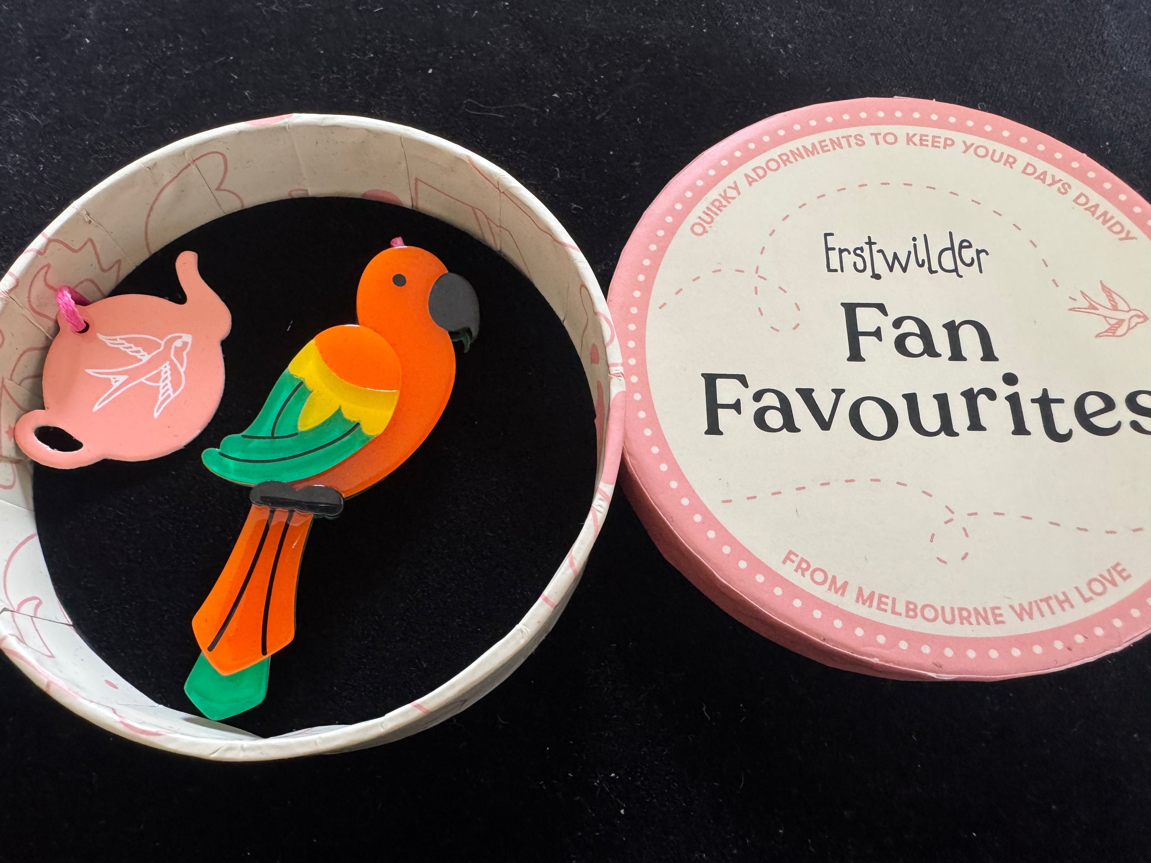 ERSTWILDER FAN FAVOURITE -PANCHA'S PARROT- RETIRED