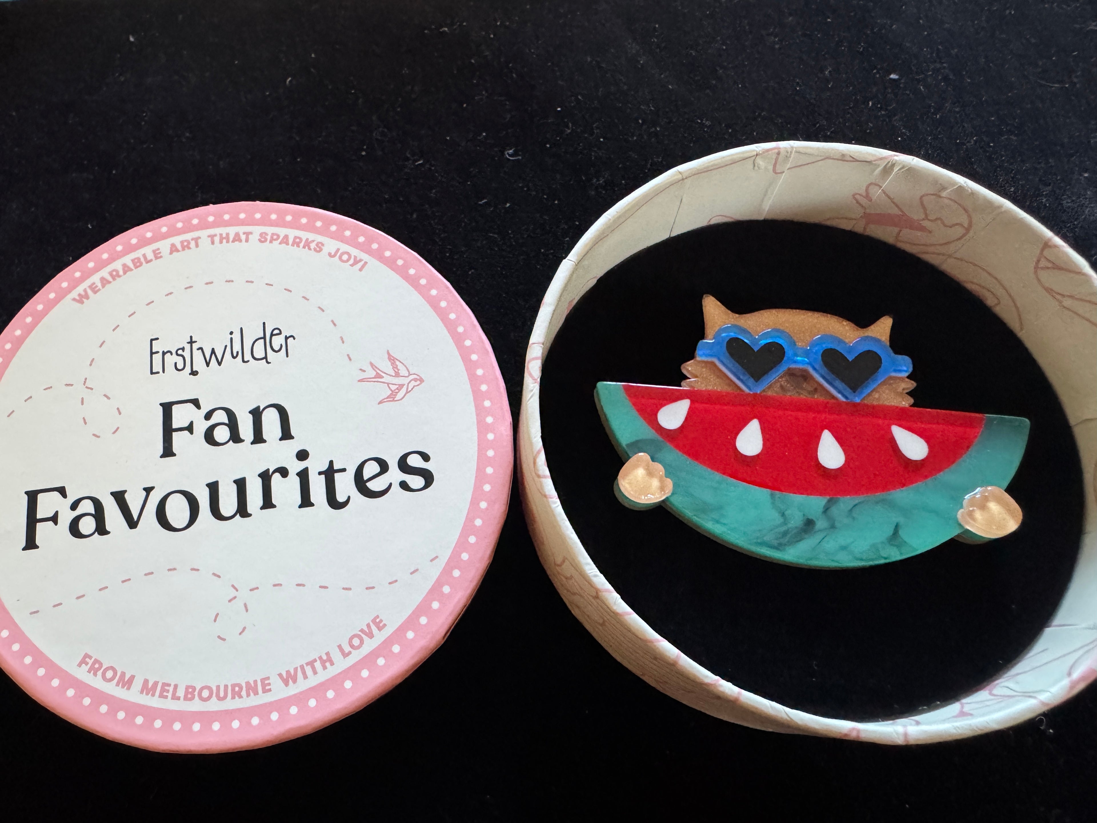 ERSTWILDER FAN FAVOURITES 2026 - SUNNIES AND SEEDS - RESIN BROOCH