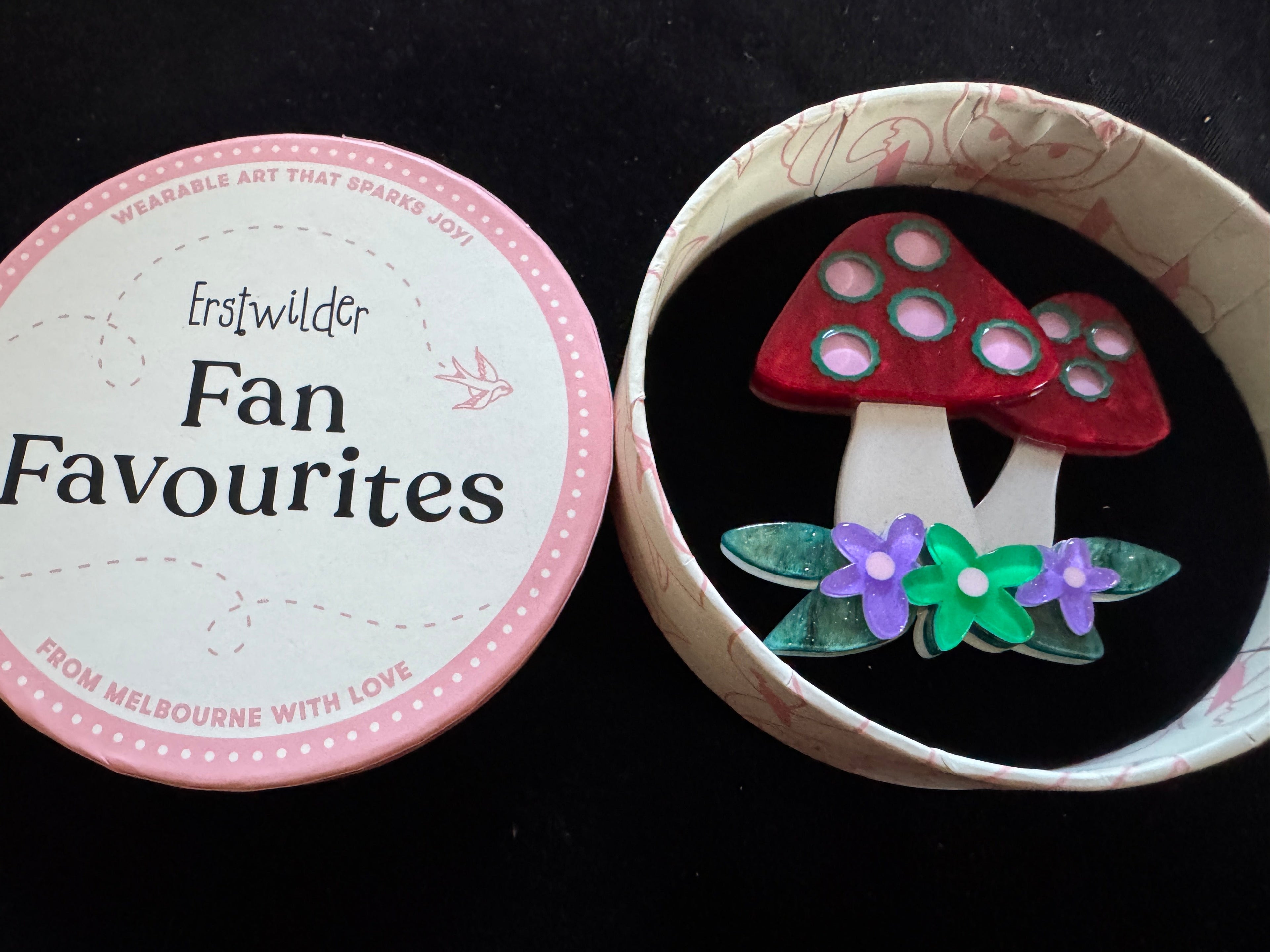 ERSTWILDER FAN FAVOURITES 2026 -FOREST FUN GUY! - RESIN BROOCH