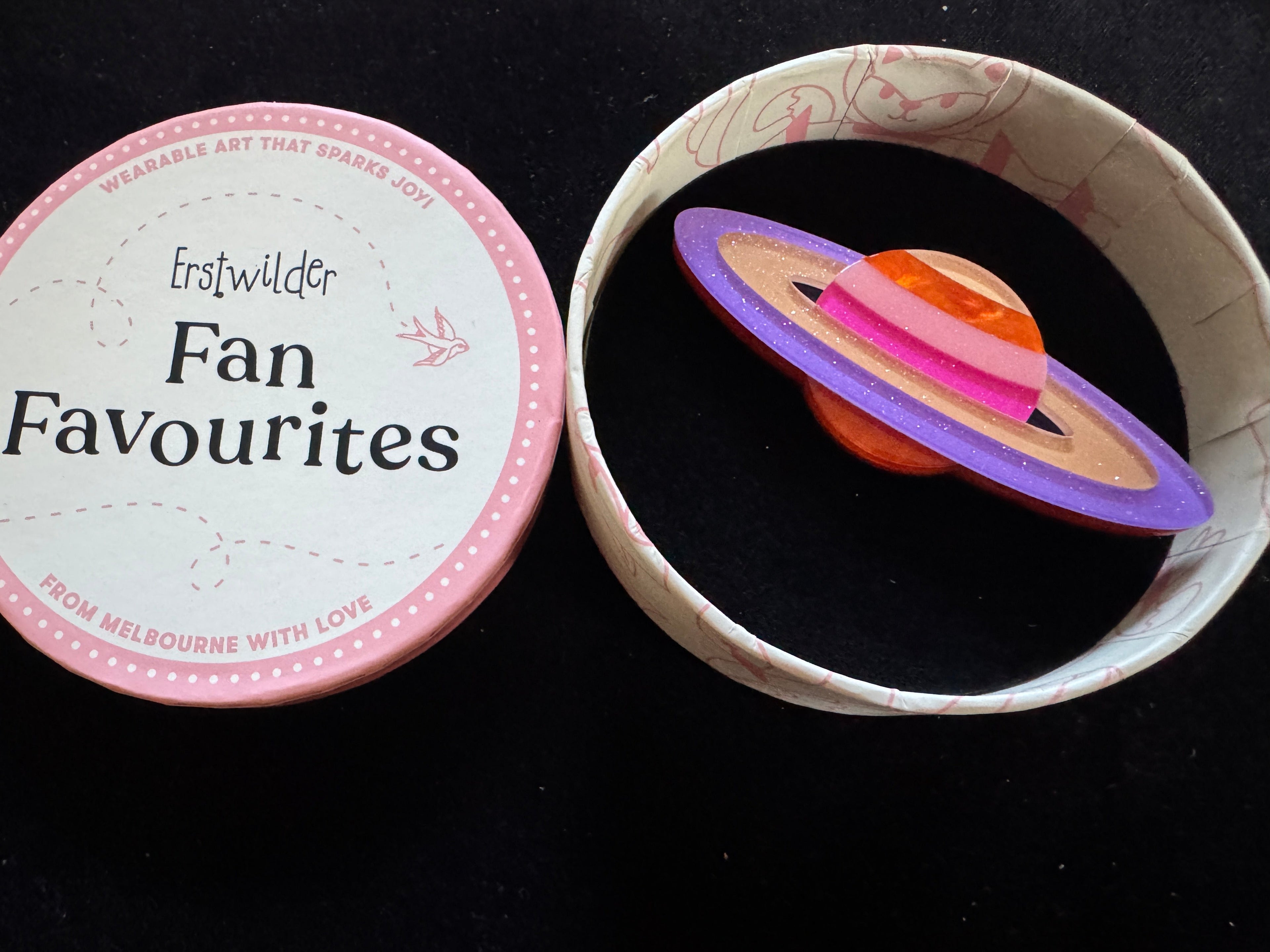 ERSTWILDER FAN FAVOURITES 2026 - SIXTH FROM THE SUN - RESIN BROOCH